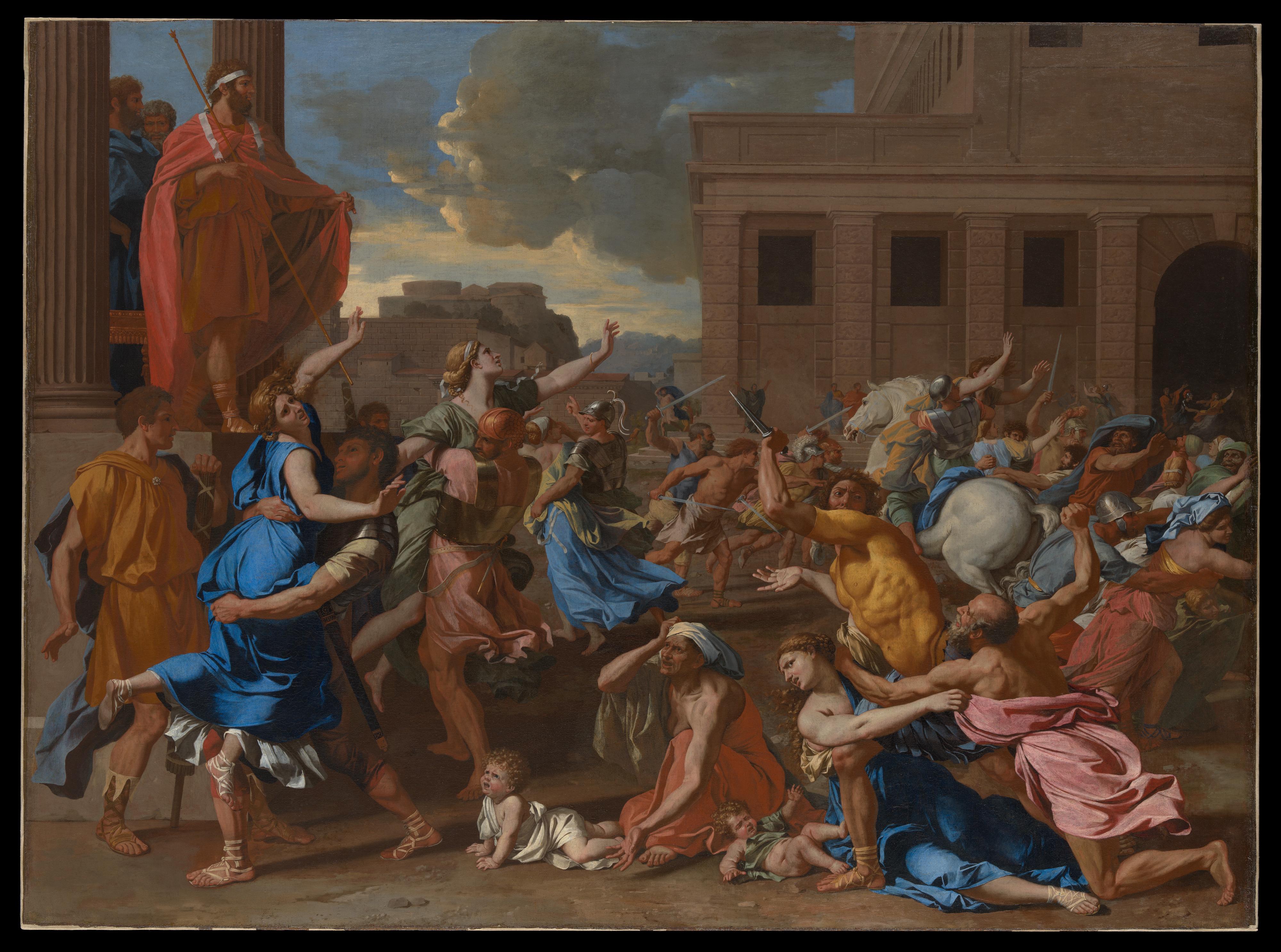 Nicolas Poussin | The Abduction of the Sabine Women | The ...