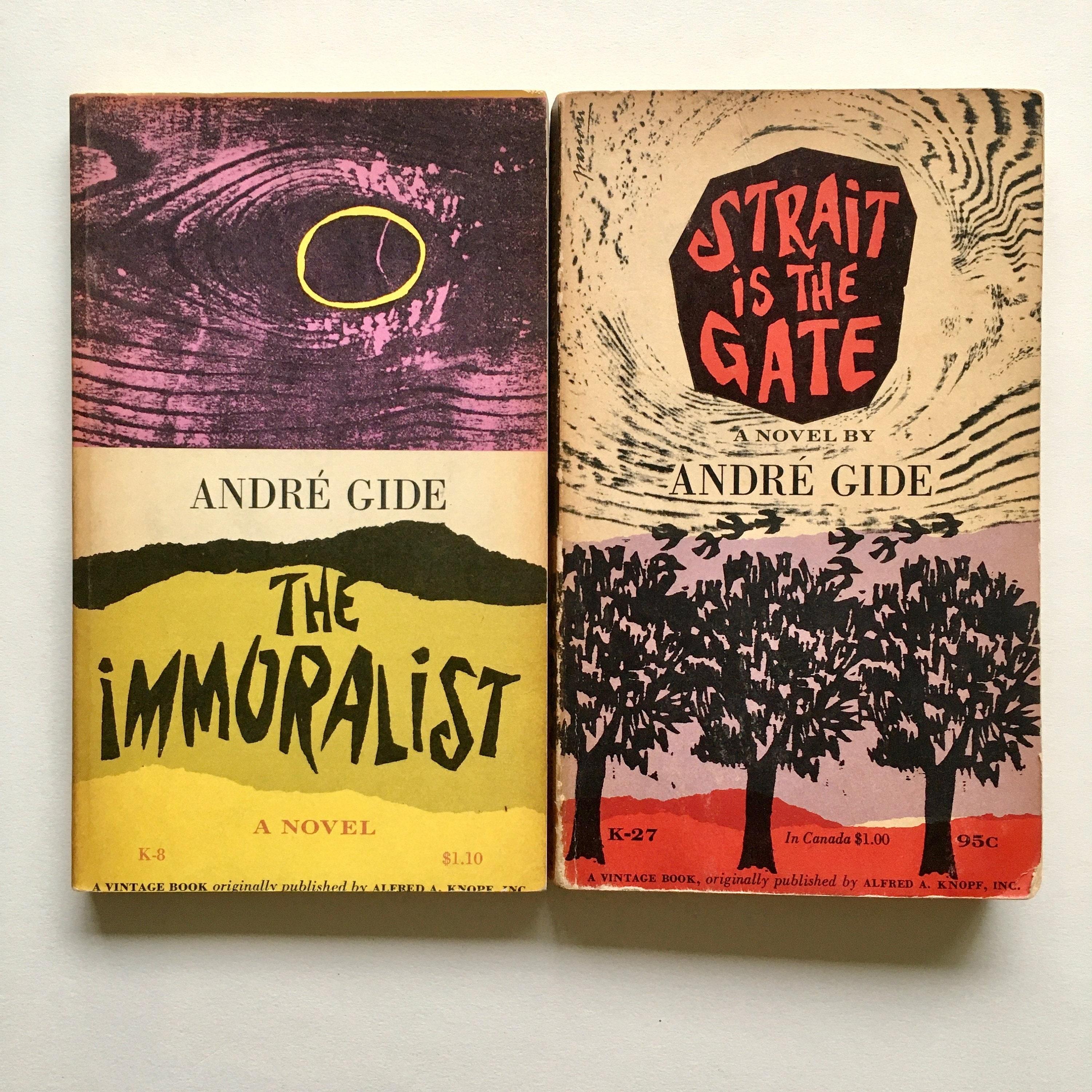 3 Books by Andre Gide Strait is the Gate, the Immoralist ...