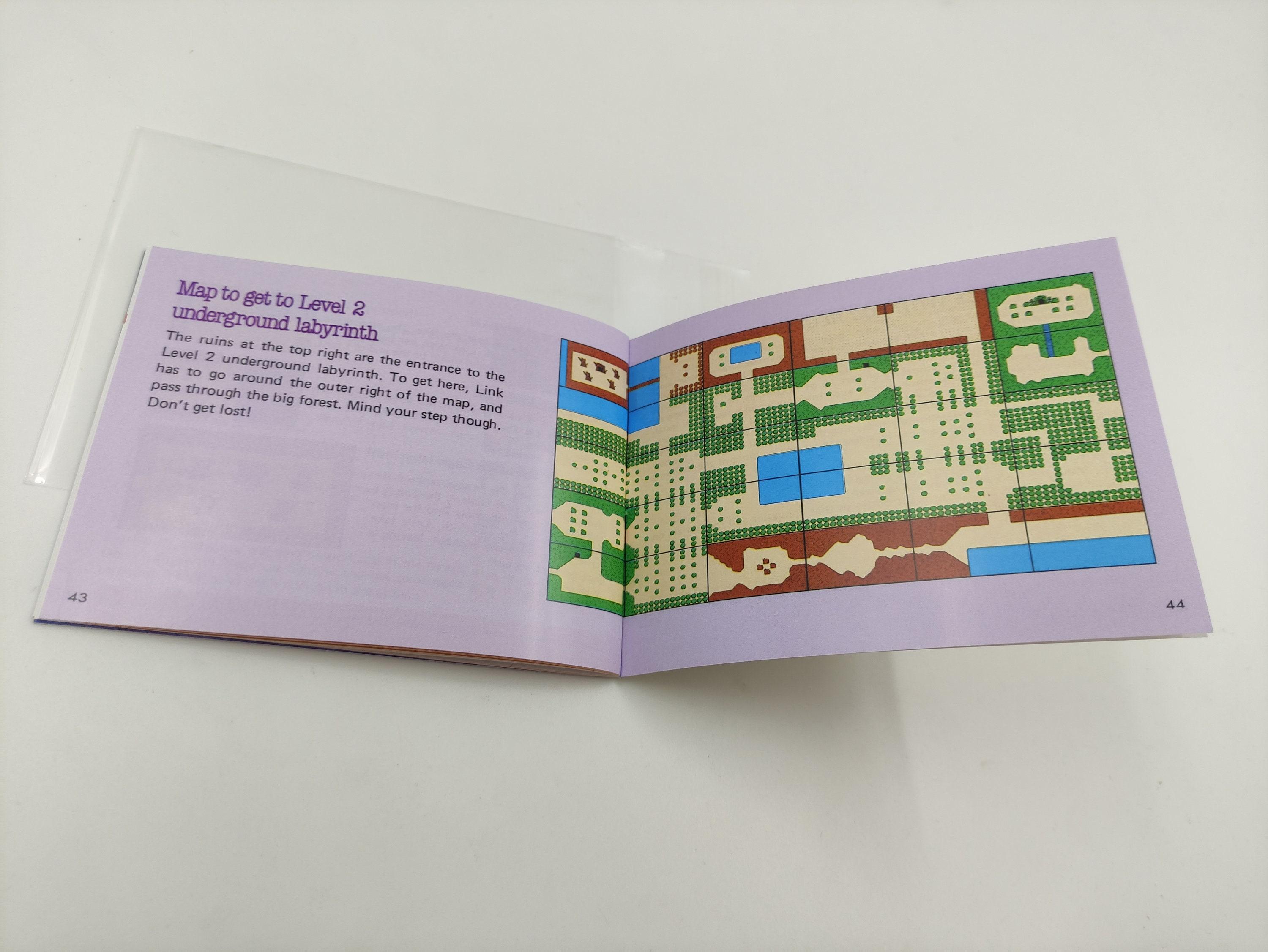 The Legend of Zelda Replacement Box, Manual, Map, Dust Cover ...
